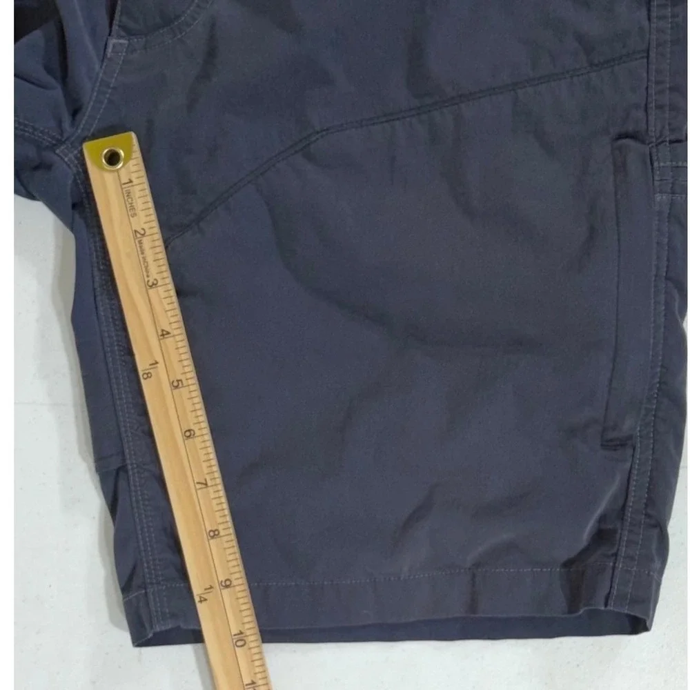 KUHL Radikl Shorts 32 Blue Vented Crotch Hiking Outdoor Utility Gorpcore Casual